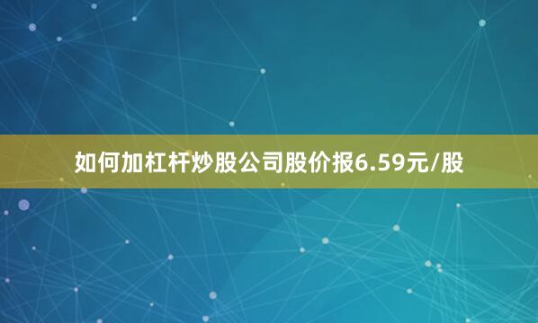 如何加杠杆炒股公司股价报6.59元/股